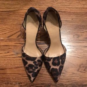 J Crew Leopard Heels